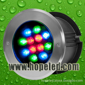 12W IP68 LED Inground Light / LED Underwater Light with SUS304 Housing